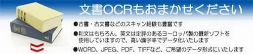 文書OCRのデータ形式